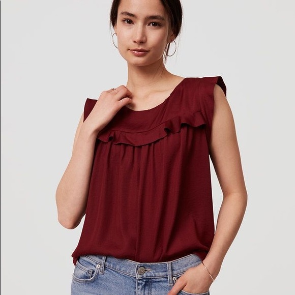 LOFT Tops - LOFT flutter top
